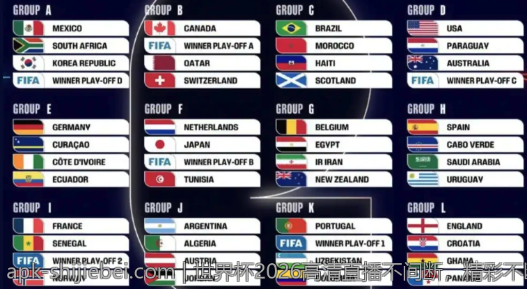 世界杯2026高清直播不间断，精彩不断观赛不停息
